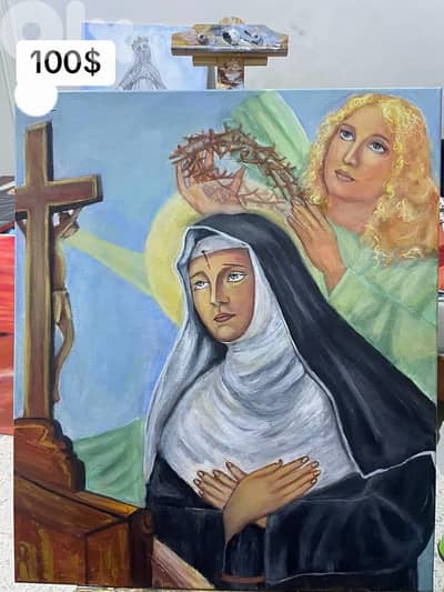 ste Rita painting