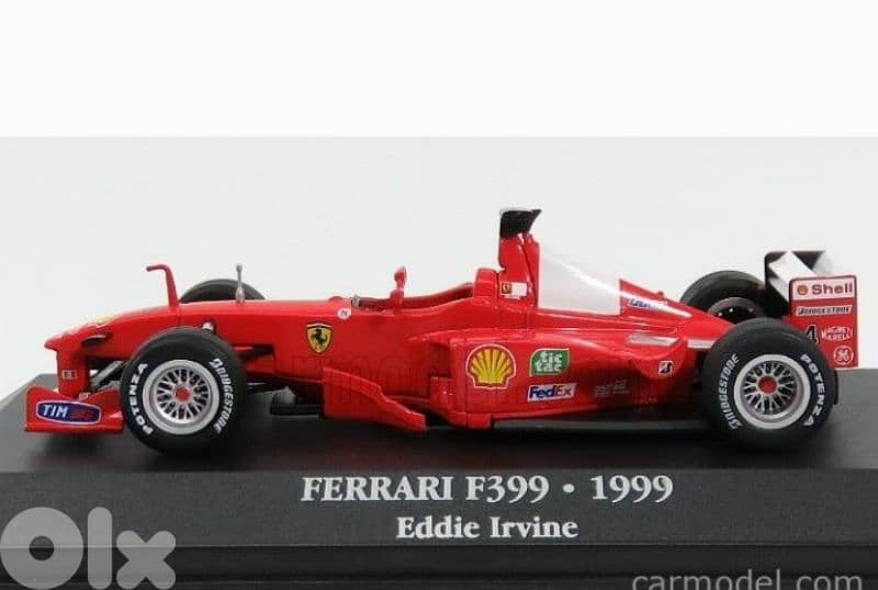 E. Irvine Ferrari F399 (1999) diecast car model 1;43 1
