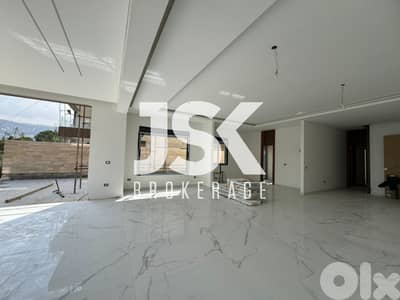 L20746 - Spacious New Apartment With Terrace For Sale in Baabdat