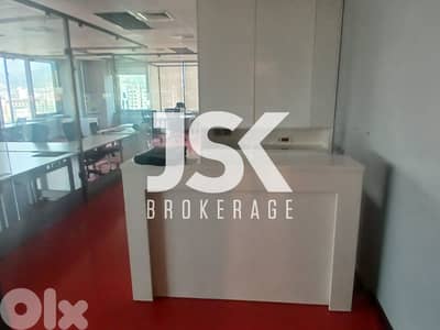 L20761 - Fully Furnished Office For Rent in Sin El Fil
