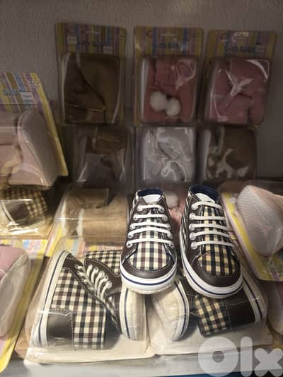 A selection of baby shoes