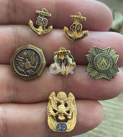 مجموعة نيشان وسام عسكري أميركي من الحرب العالمية الثانية