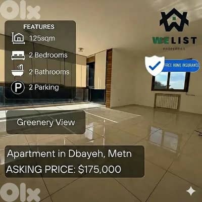 Apartment for Sale in Dbayeh, Metn شقة للبيع في منطقة ضبية