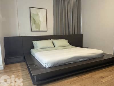 Bed with Mattress + Storage تخت مع فرشة + تخزين