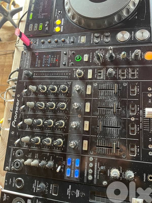Pioneer CDJ 850 + DJM 800 mixer 3