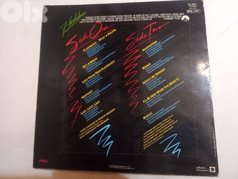 Flashdance  Soundtrack	 Vinyl, LP, Album 1