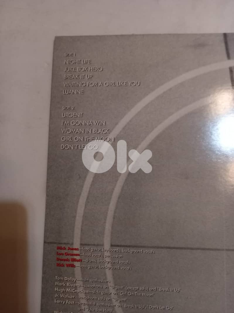 Foreigner ‎– 4 Vinyl, LP, Album 1