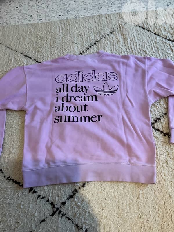 Pink Adidas sweater, size XS 1