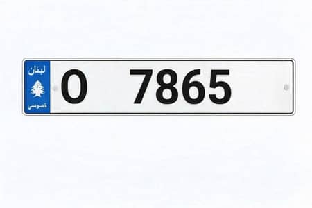 Special 4 Digits Car Plate