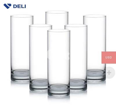 Glassware 6 pcs