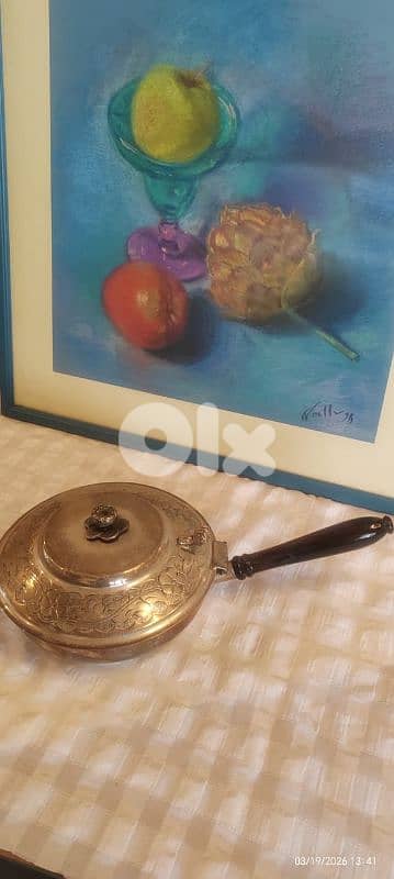 Vintage Sheridan Silver Plated Chafing Dish