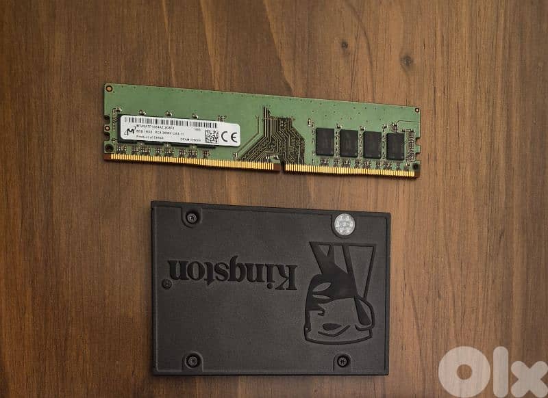 Computer parts (8 Gb DDR4 - 480GB SSD) 3