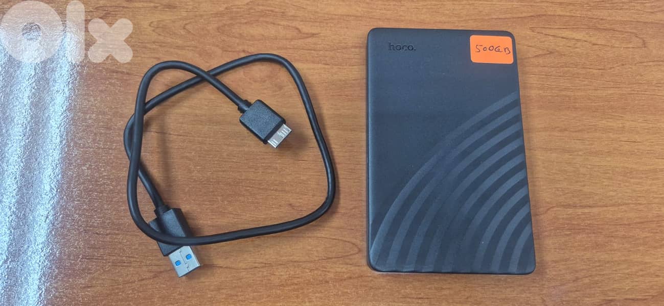 500GB External Hard Drive - Toshiba HDD in hoco. USB 3.0 Enclosure 1