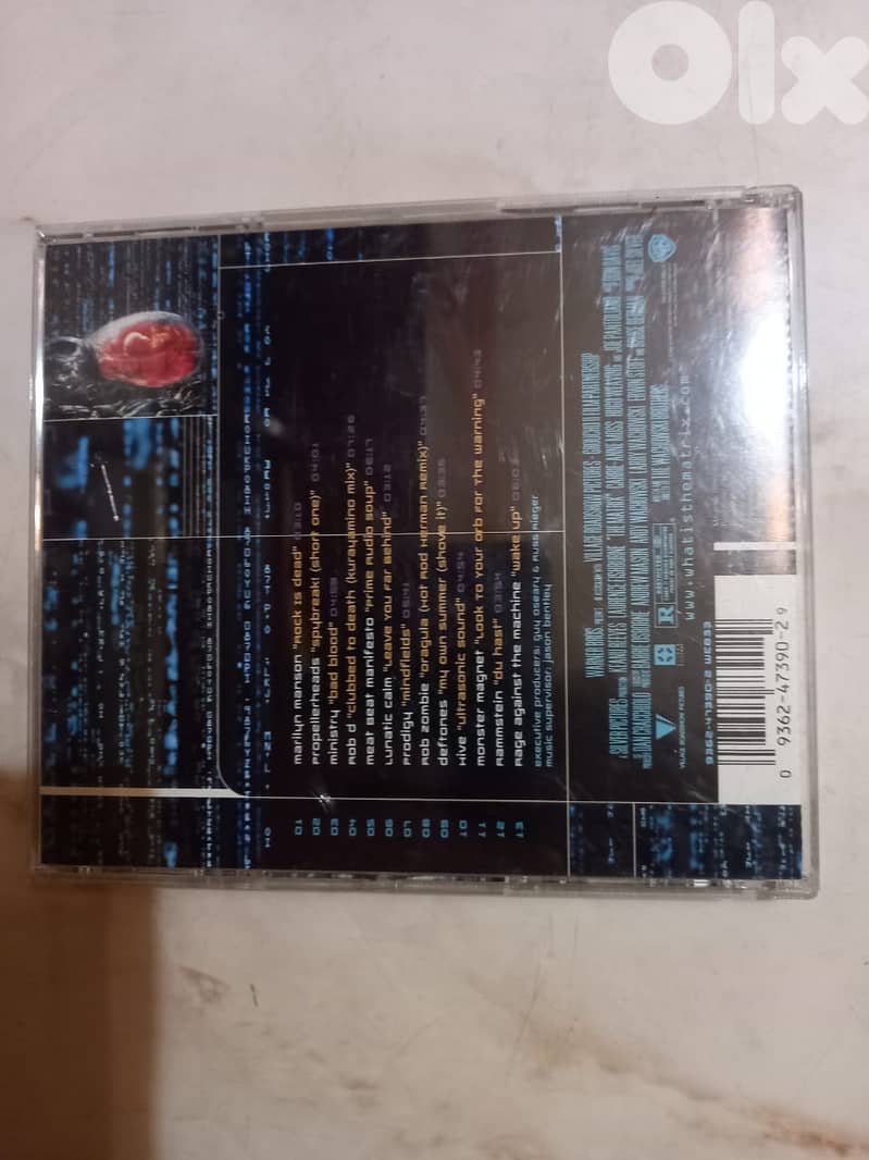 The Matrix - soundtrack CD, Compilation 1