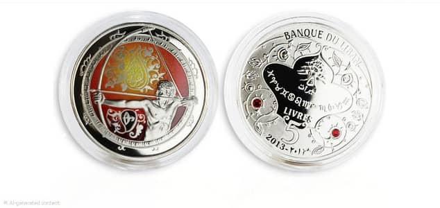Banque Du Liban Zodiac Silver Coin – Sagittarius  (OPEN FOR TRADE)