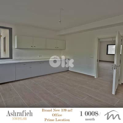 Ashrafieh | Signature 120m² Office/Clinic | Prime Location | Parking