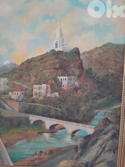 Rare Nahr kalb landmark by Russian Orientalist George Aleef