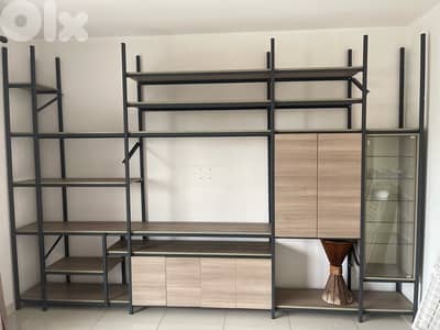 tv unit or bookshelves or clothes shelves