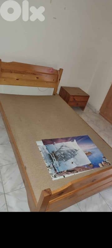 تخت مع كمبوند خشب مسيف