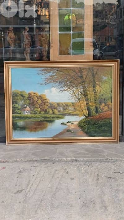 لوحة رسم زيتي اوروبية