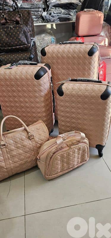 Swiss Leather Suitcases sets travel bags luggage