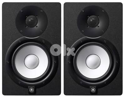 Yamaha HS8 Studio Monitors (Pair) + Professional Stands - Like New