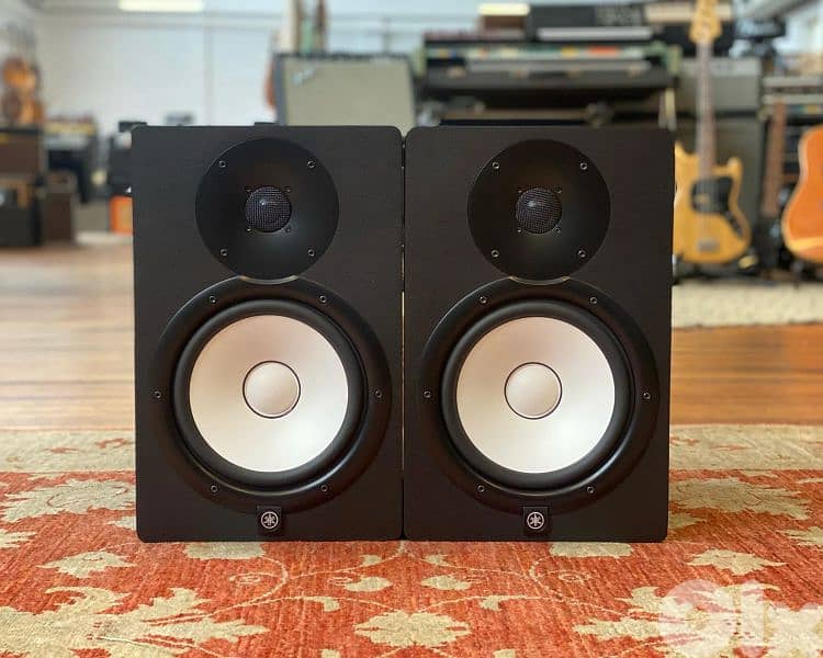 Yamaha HS8 Studio Monitors (Pair) + Professional Stands - Like New 1
