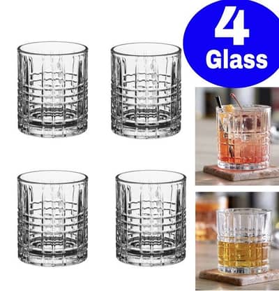 Glass tumbler 6pcs set