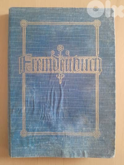 1910 rare visitor book handwritten collectable 29x16 cm