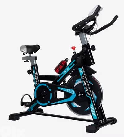 Spinning bike belt driving system