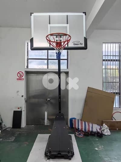 Basketball hoop Board 120 x 80 cm with hydrolic adjustment