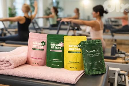Matcha & Moringa Wellness brand for sale