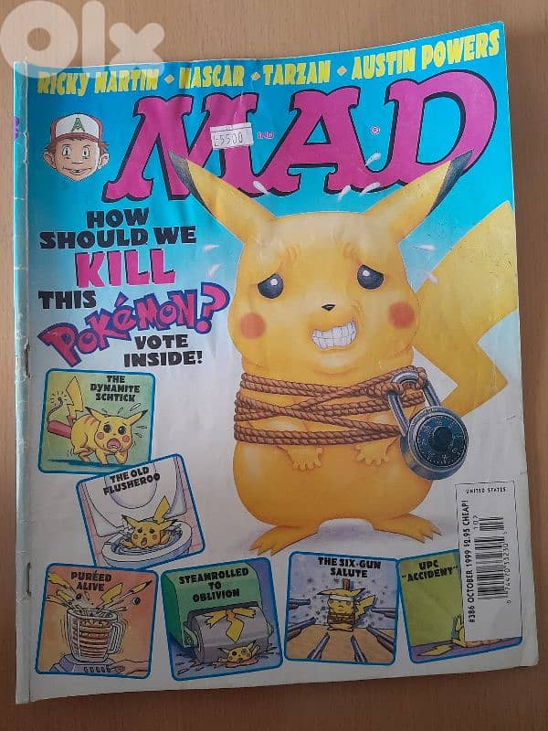 vintage 7 MAD magazines very. complete. 2