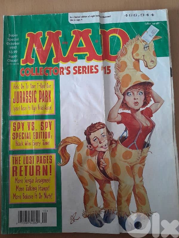 vintage 7 MAD magazines very. complete. 5