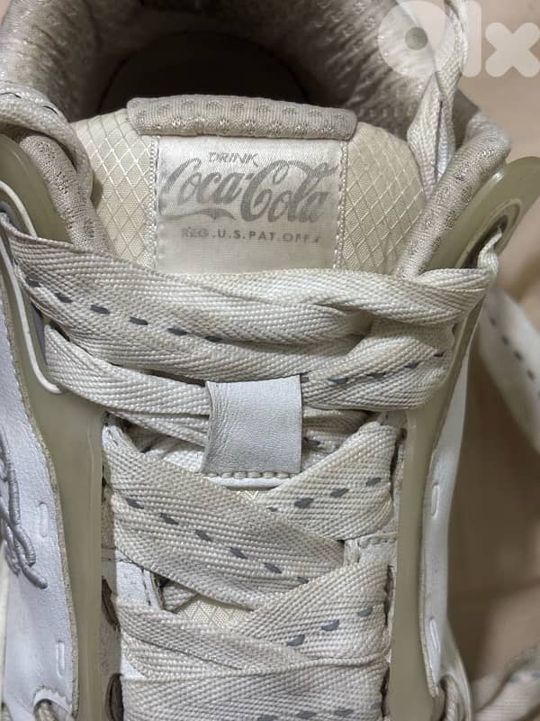 Official Coca-Cola Footwear White Classic Sneakers - Size 42 5
