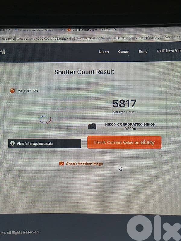 Nikon D3200 with full kit 5 pcs (shutter count 5817) 5