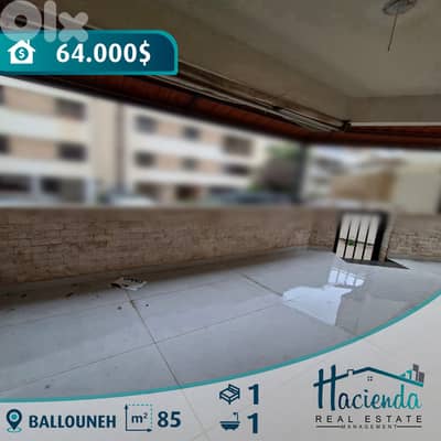 Apartment With Terrace For Sale In Ballouneh