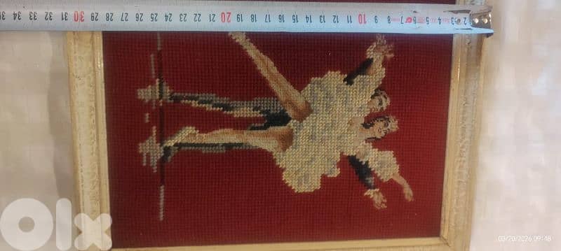 Antique canvas tableau 1