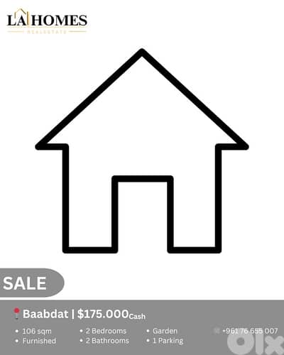 apartment for sale in baabdat شقة للبيع في بعبدات