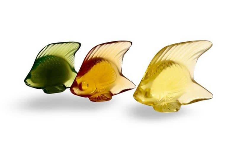 6 Lalique Fish Figurines 3