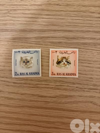 Vintage Cat Stamps