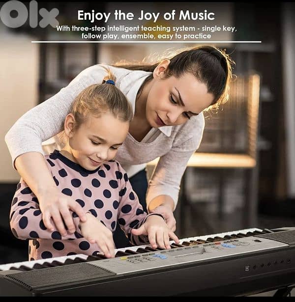 Femor 61 Key Digital Piano Keyboard + Recording Function/5$ delivery 5