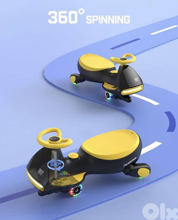 FanttikRide N7 Pro Electric Wiggle Car with Pedal,Rechargeable battery 3