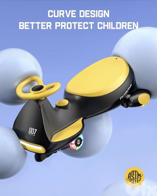 FanttikRide N7 Pro Electric Wiggle Car with Pedal,Rechargeable battery 4