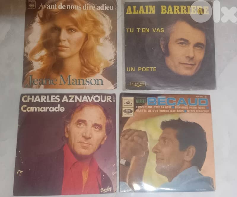 45t 7" vinyl collection any for 6$ 7