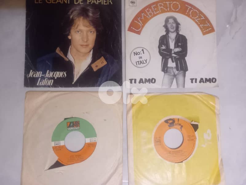 45t 7" vinyl collection any for 6$ 9