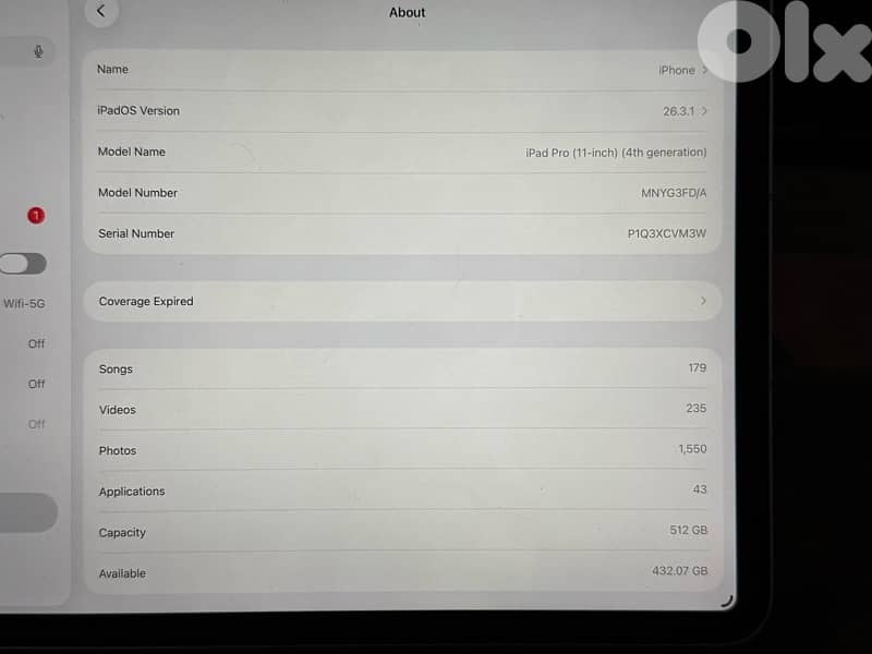 ipad pro 11-inch 4th Gen M2 chip 4