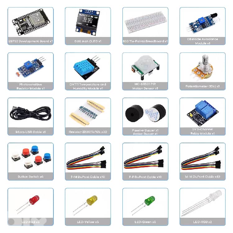 ESP32 Basic Starter Kit ( ROBOTECH JR ) 2