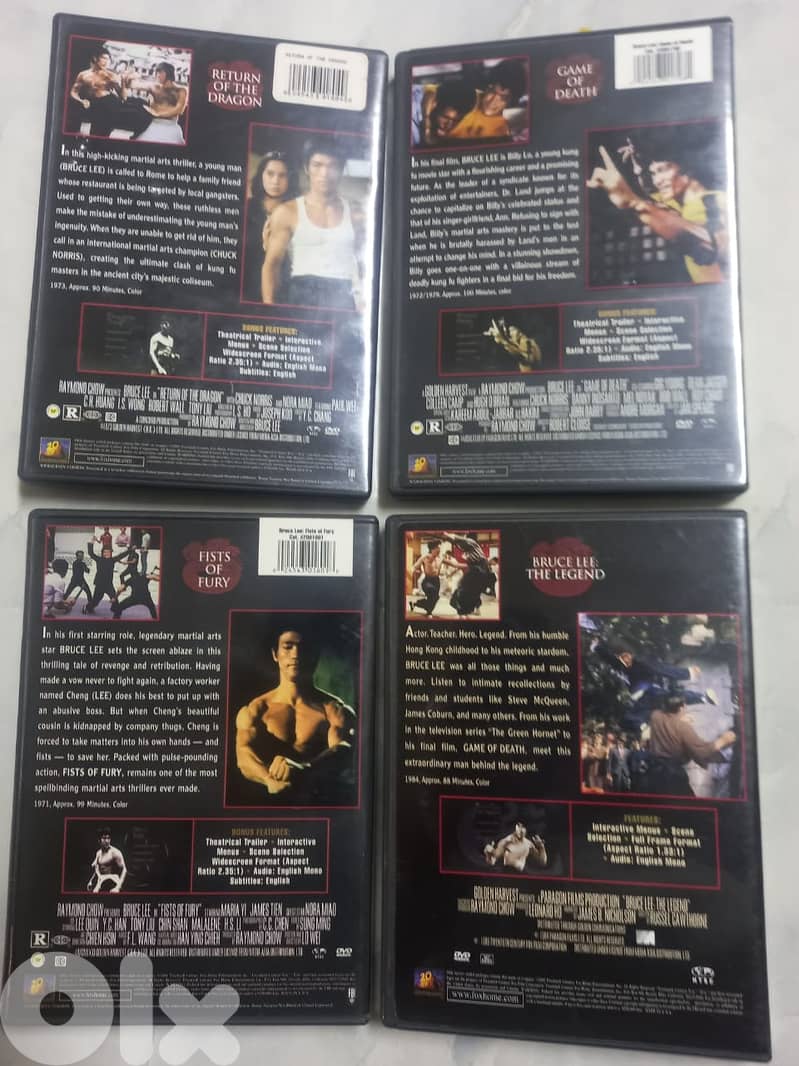 Four Bruce Lee DVD set 2