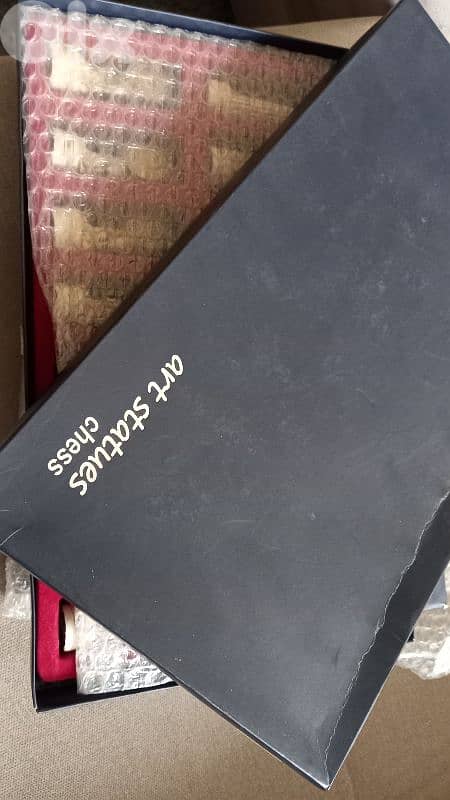 Hand Painted greek chess board and statues Negotiable 1